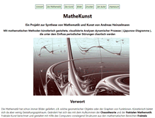 Tablet Screenshot of mathekunst.com